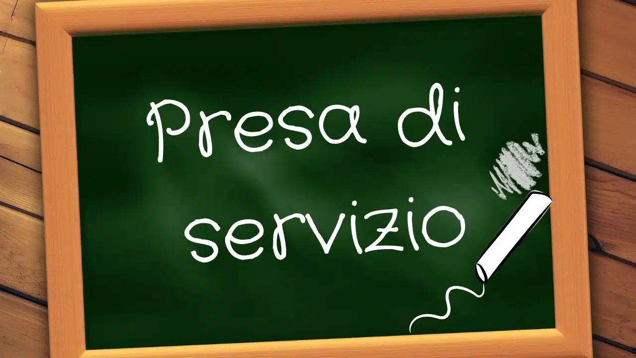 PRESE DI SERVIZIO 01/09/2026